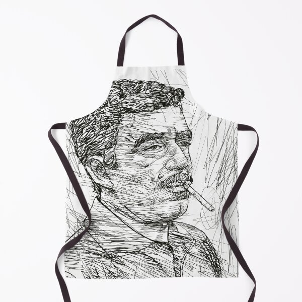 Item preview, GABRIEL GARCIA MARQUEZ ink portrait .2 designed and sold by lautir.