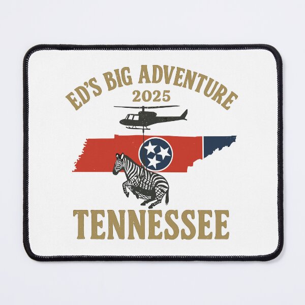 Item preview, Ed's Big Adventure 2025 - Ed the Zebra Tennessee designed and sold by InspireSticker.