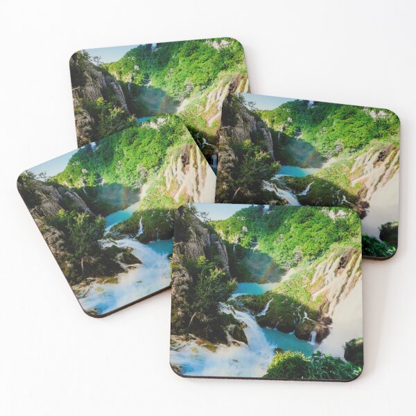 Item preview, Nature’s Symphony – Waterfall Cascade with Rainbow Glow designed and sold by Ellaire.