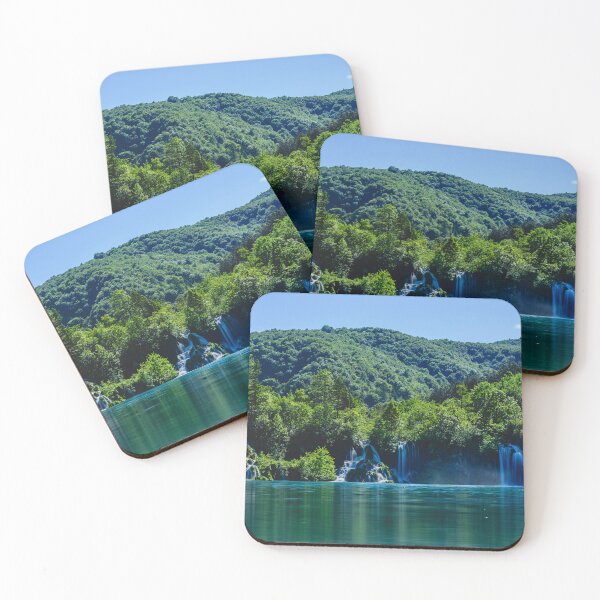 Item preview, Verdant Falls – Layered Waterfalls in a Tranquil Green Valley designed and sold by Ellaire.