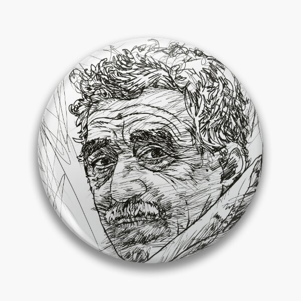Item preview, GABRIEL GARCIA MARQUEZ ink portrait .3 designed and sold by lautir.