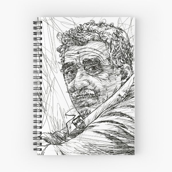 Item preview, GABRIEL GARCIA MARQUEZ ink portrait .3 designed and sold by lautir.