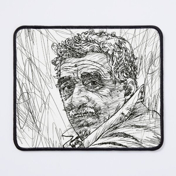 Item preview, GABRIEL GARCIA MARQUEZ ink portrait .3 designed and sold by lautir.
