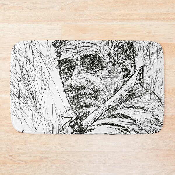Item preview, GABRIEL GARCIA MARQUEZ ink portrait .3 designed and sold by lautir.