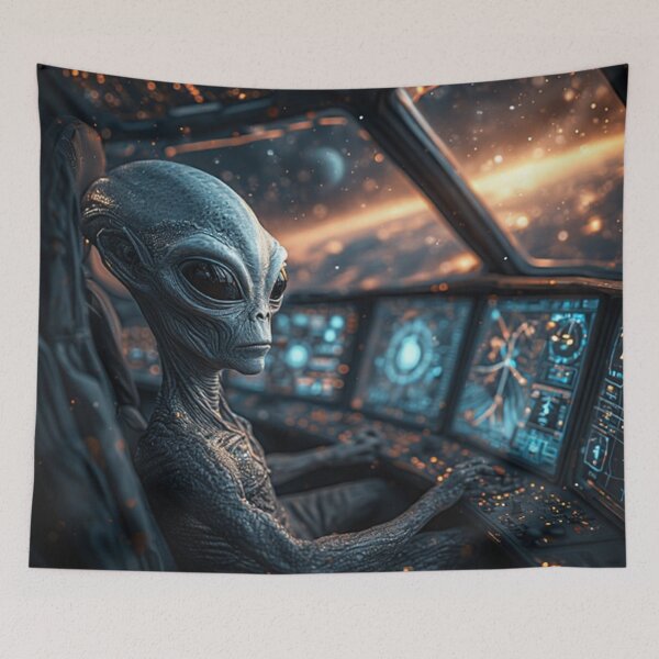 Item preview, ET Alien Flying Ufo  designed and sold by TheDarkWardrobe.