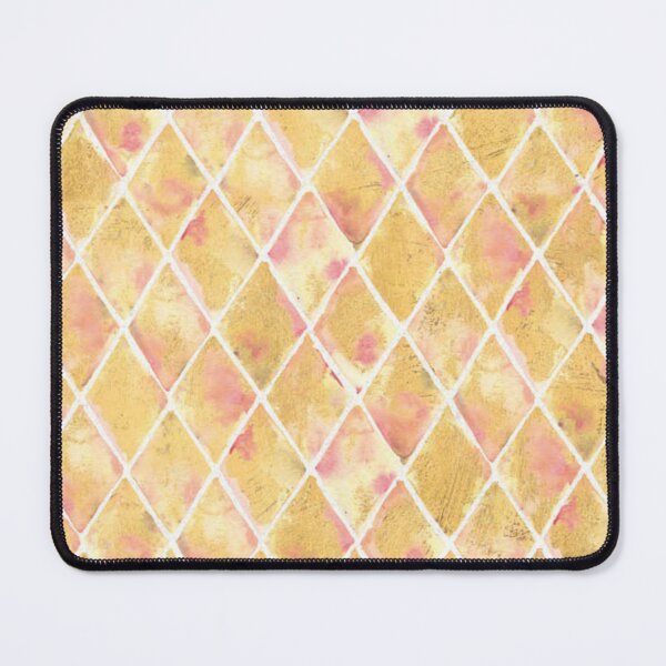 Item preview, Watercolor diamond pattern in yellow designed and sold by AnnabellaRh.