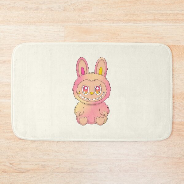 Item preview, Loyalty Yellow Pink Labubu - Cute Monster Art designed and sold by DesgnsxGifts.