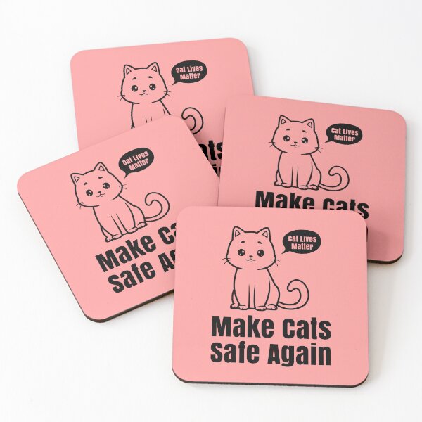 Item preview, Make Cats Safe Again – Cat Lives Matter Tee designed and sold by teedesigndaily.