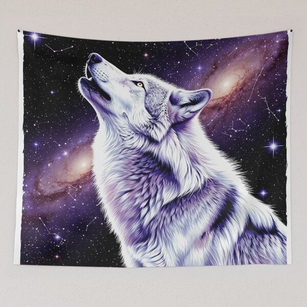 Item preview, Cosmic Howl — Galactic Wolf in the Stars designed and sold by AmetistLight.
