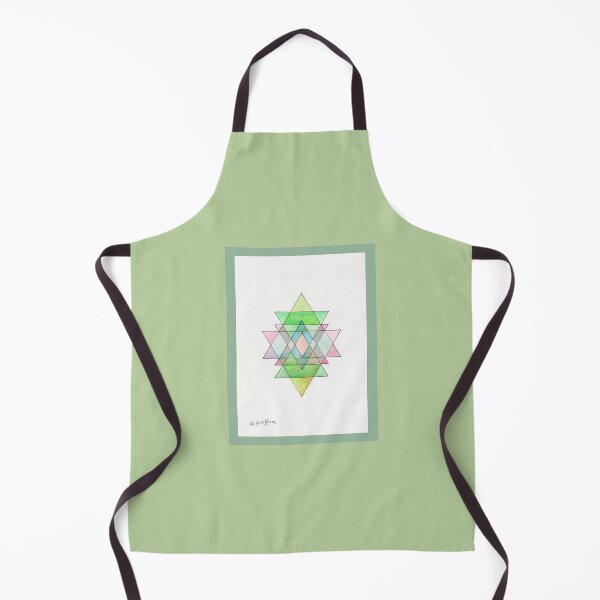 Item preview, Triangular Transparency - watercolor and pen designed and sold by Annie Mason Art.