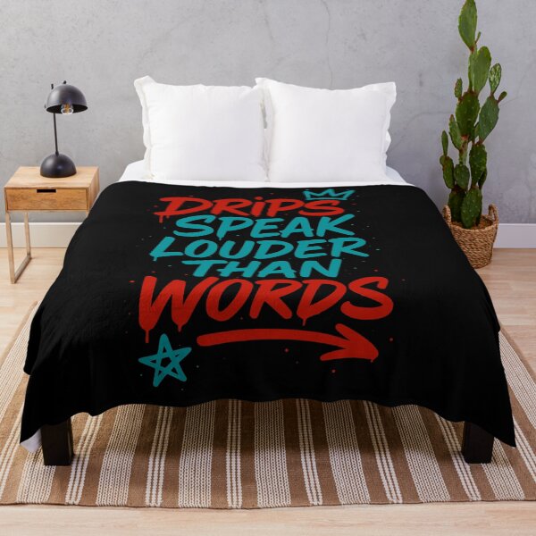 Item preview, Drips Speak Louder Than Words Graffiti Tag Style designed and sold by 2wear.