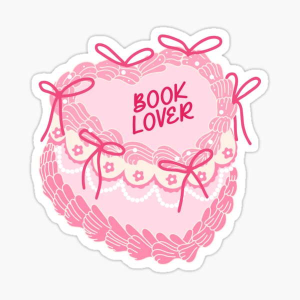 Artikel-Vorschau von Rosa Kuchen für Buchliebhaber. Kuchen mit Schleifen. Koketter Bücherkuchen., designt und verkauft von CoCoArt-Ua.