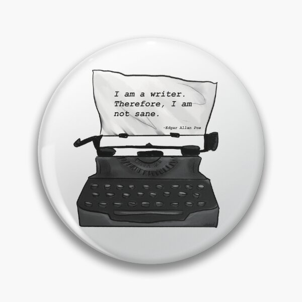Item preview, ‘Therefore, I Am Not Sane.’ designed and sold by QuillAndBrush.