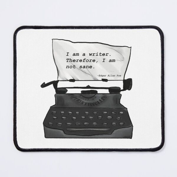 Item preview, ‘Therefore, I Am Not Sane.’ designed and sold by QuillAndBrush.