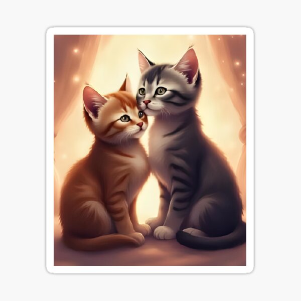 Item preview, Pareja de gatos designed and sold by Tienda-Vane.