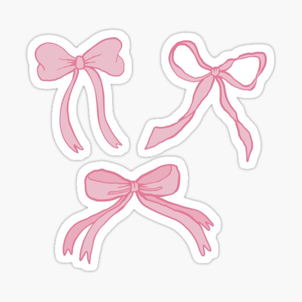 Artikel-Vorschau von Frühlingsschleifen-Set. Kokette Schleifenpaket. Coquettecore Preppycore. Ästhetische rosa Schleife., designt und verkauft von CoCoArt-Ua.
