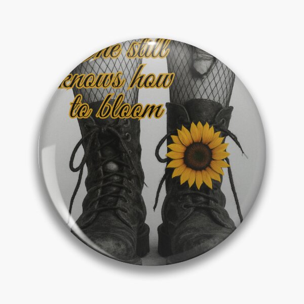 Item preview, She Bloomed in Combat – Grit & Grace in One Shot designed and sold by Bohospiritart.