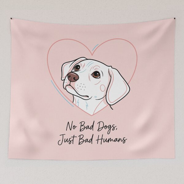 Item preview, No Bad Dogs, Just Bad Humans designed and sold by Amir Faysal.