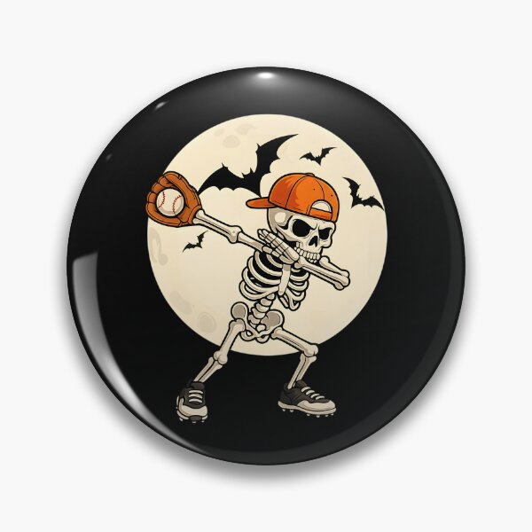 Artikelvorschau, Dabbing Skelett Baseball Halloween Männer Jungs entworfen und verkauft von clothesy7.