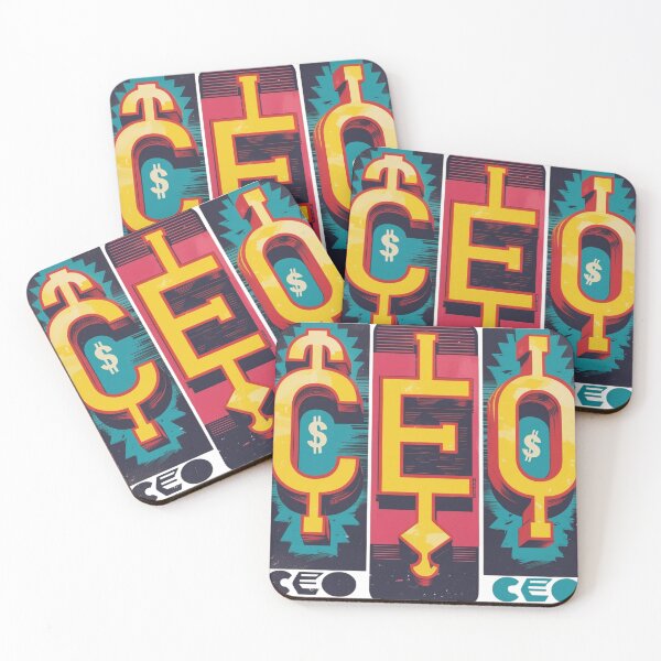 Item preview, CEO Boss Leader Office Humor Humor Cool Cute Profession Occupation Phrase designed and sold by UrbanStitchCreations.