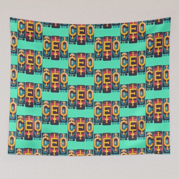 Item preview, CEO Boss Leader Office Humor Humor Cool Cute Profession Occupation Phrase designed and sold by UrbanStitchCreations.