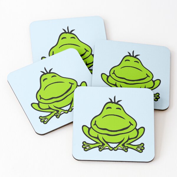 Item preview, Frog Toad Cute Little Happy Smile Funny Comic designed and sold by shirt-o-mat.