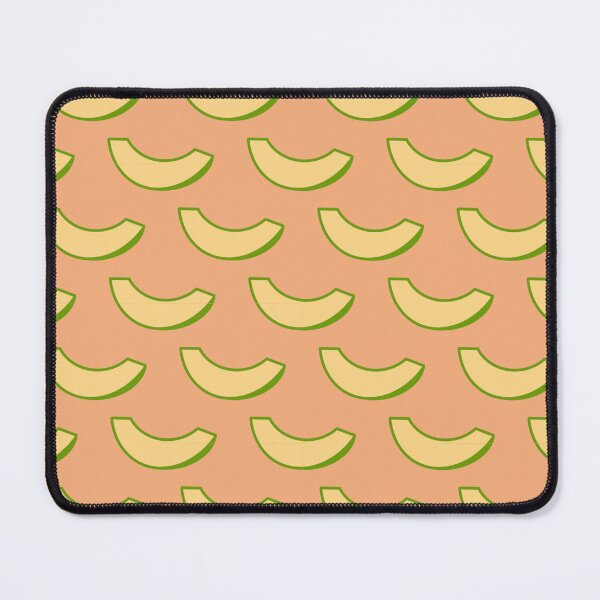 Item preview, Cantaloupe cut yellow orange hand drawn tropical fruit summer season natural pattern designed and sold by khulisara246.