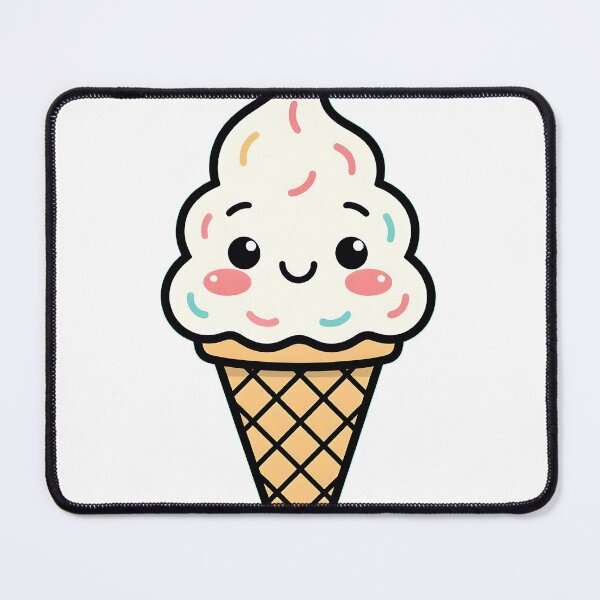 Item preview, kawaii ice cream designed and sold by BGM by AI.