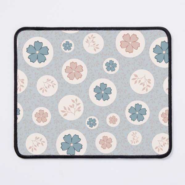 Item preview, Circle Collage of Botanicals on Blue designed and sold by ImpalaMoon.