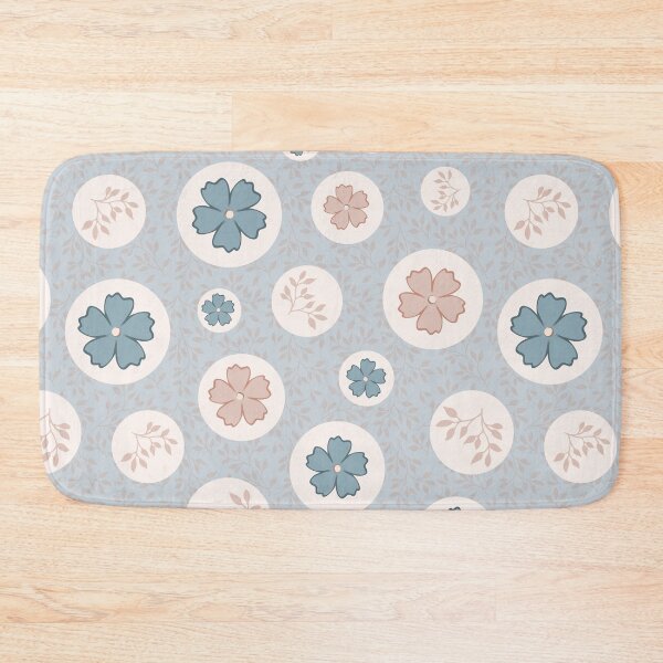 Item preview, Circle Collage of Botanicals on Blue designed and sold by ImpalaMoon.