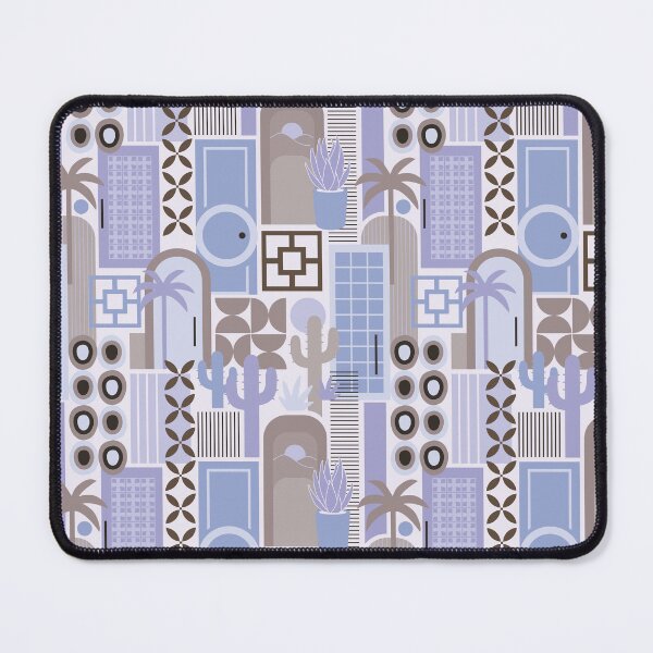 Item preview, Palm Springs - Desert Facades and Forms in Purple + Mocha Brown designed and sold by Lynne Adams.