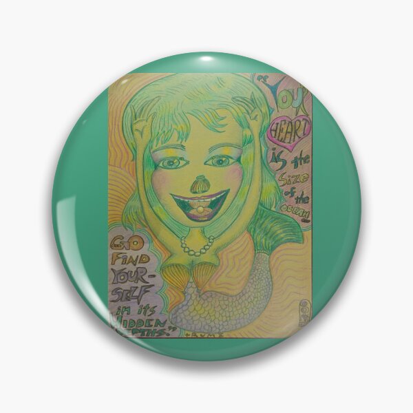 Item preview, "Your Heart, The Size of an Ocean" Whimsical Mermaid (w/ Rumi Quote) by SaVannaH "Beamz" D'Light designed and sold by SaVannaHBeamz4U.
