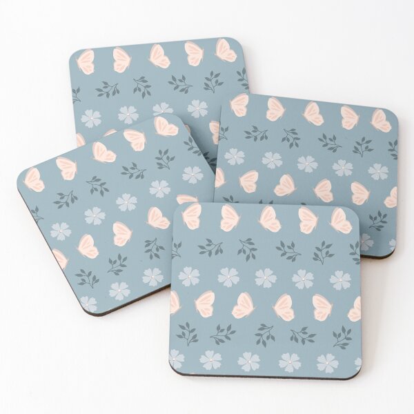 Item preview, Soft Scatter of Florals & Butterflies designed and sold by ImpalaMoon.
