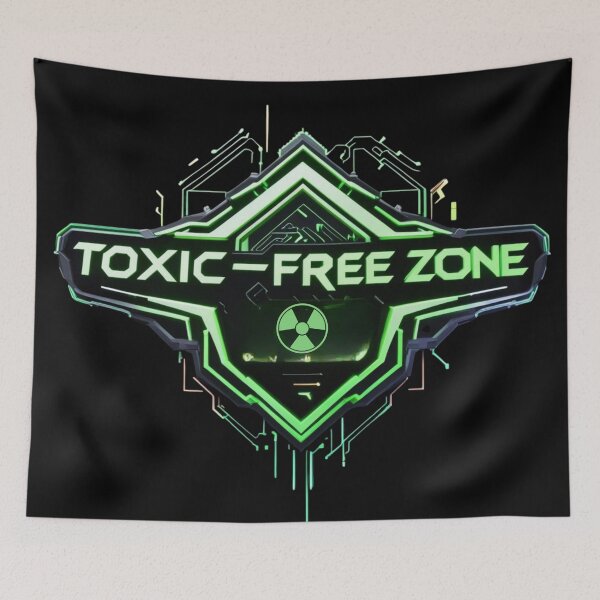 Item preview, toxic free zone designed and sold by jackoslimited.