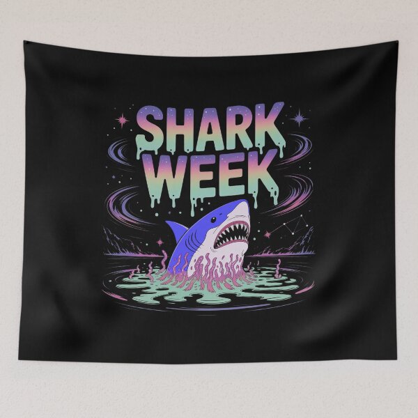 Item preview, shark week designed and sold by YounexxART.