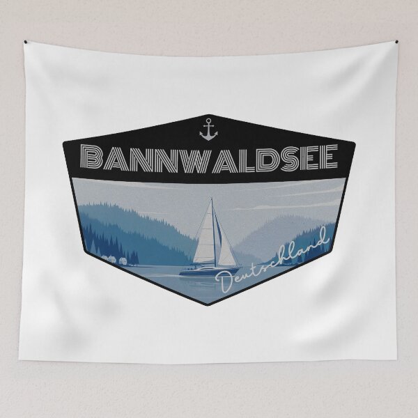 Item preview, Bannwaldsee, German lake, Schwaben, Deutschland designed and sold by Wanderful-roads.