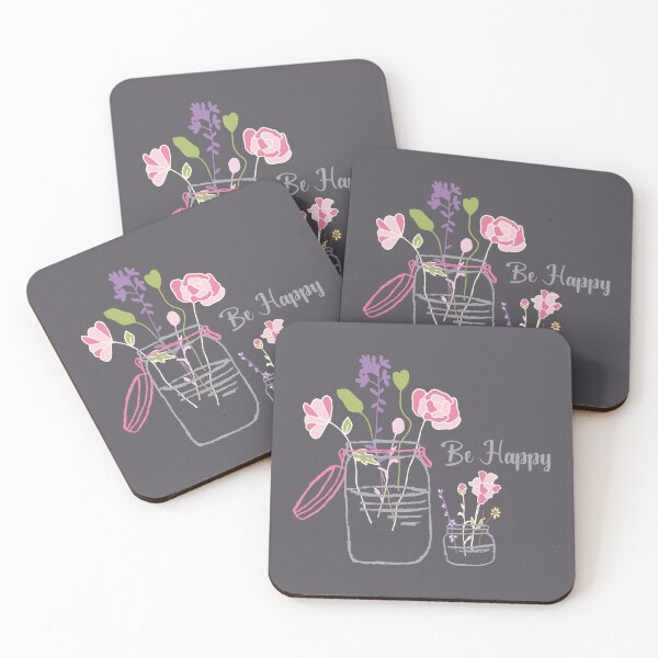 Item preview, Be Happy Jars designed and sold by Farissa Designs.