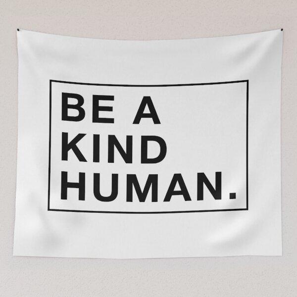 Item preview, Be A Kind Human. Positive Thoughts. Positive Quote. designed and sold by CoCoArt-Ua.