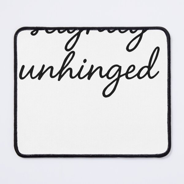 Item preview, Slightly Unhinged – Script Font Minimalist T-Shirt designed and sold by bazstees54.