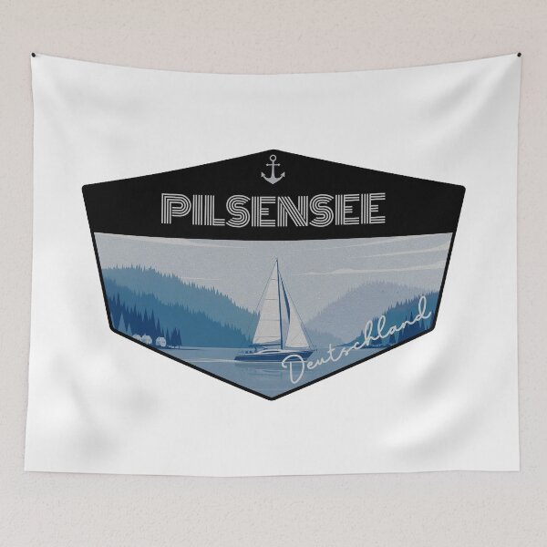 Item preview, Pilsensee, German lake, Oberbayern, Deutschland designed and sold by Wanderful-roads.