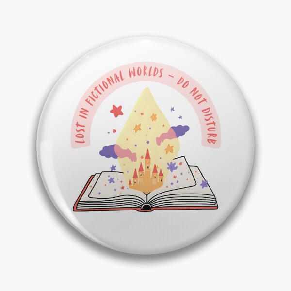 Item preview, Lost in Fictional Worlds Do Not Disturb Book Lover Magic World  designed and sold by OpenHeartAF.