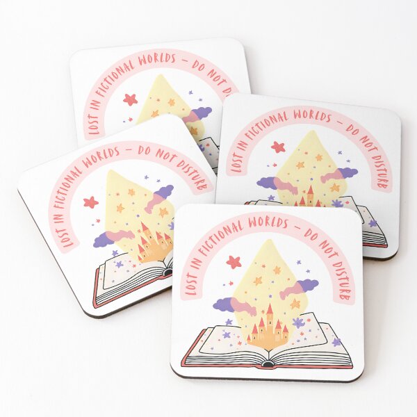 Item preview, Lost in Fictional Worlds Do Not Disturb Book Lover Magic World  designed and sold by OpenHeartAF.