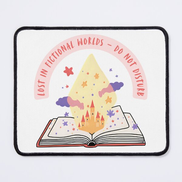 Item preview, Lost in Fictional Worlds Do Not Disturb Book Lover Magic World designed and sold by OpenHeartAF.