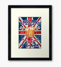 England Drinking Team Framed Print