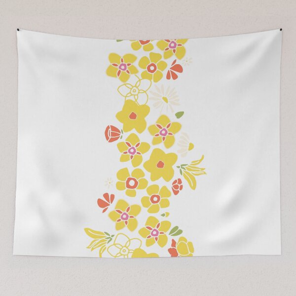 Item preview, Yellow Flower border designed and sold by Farissa Designs.