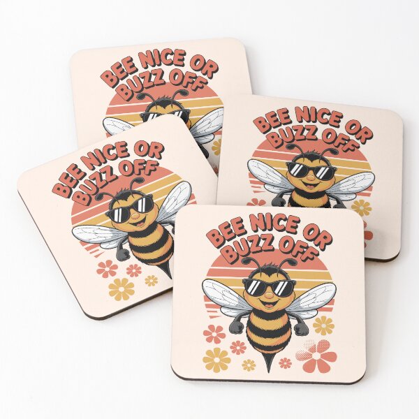 Item preview, Bee Nice or Buzz Off – Cool Bee designed and sold by shokA Design.