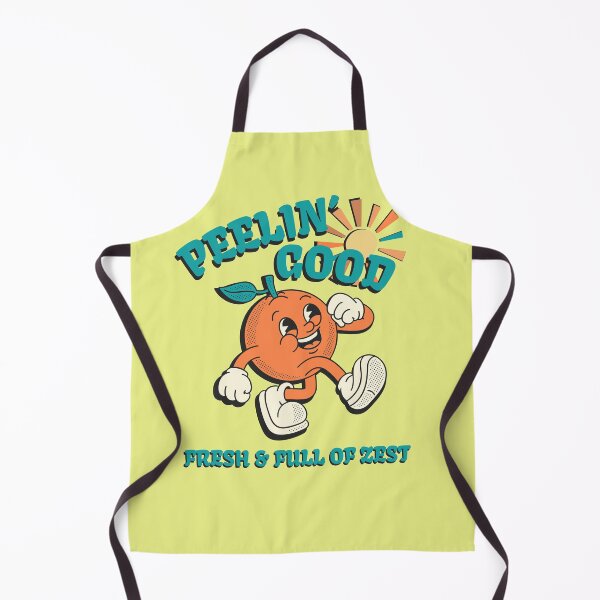 Item preview, Lispe Orange Peelin' Good Retro 70s Mascot designed and sold by Lispe-Designs.