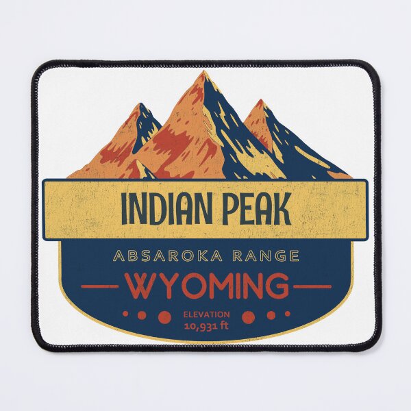 Item preview, Indian Peak, Absaroka Range, Wyoming, Mountain Design designed and sold by Wanderful-roads.