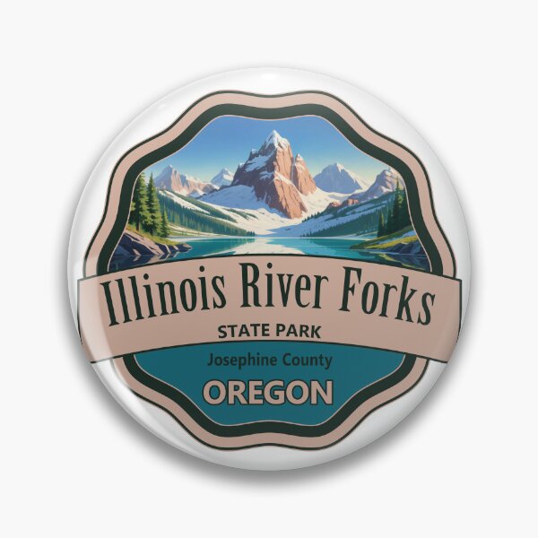Item preview, Illinois River Forks State Park, Josephine County, Oregon designed and sold by Wanderful-roads.