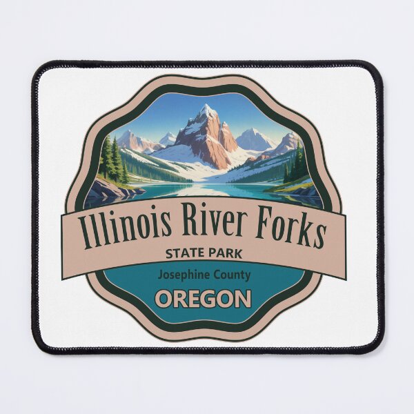 Item preview, Illinois River Forks State Park, Josephine County, Oregon designed and sold by Wanderful-roads.